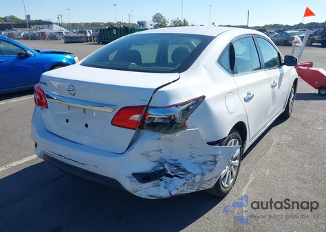 2019 Nissan Sentra S z USA, uszkodzony, nr VIN 3N1AB7AP2KY373717